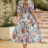Flore - Elegantes Kleid mit Blumenmuster