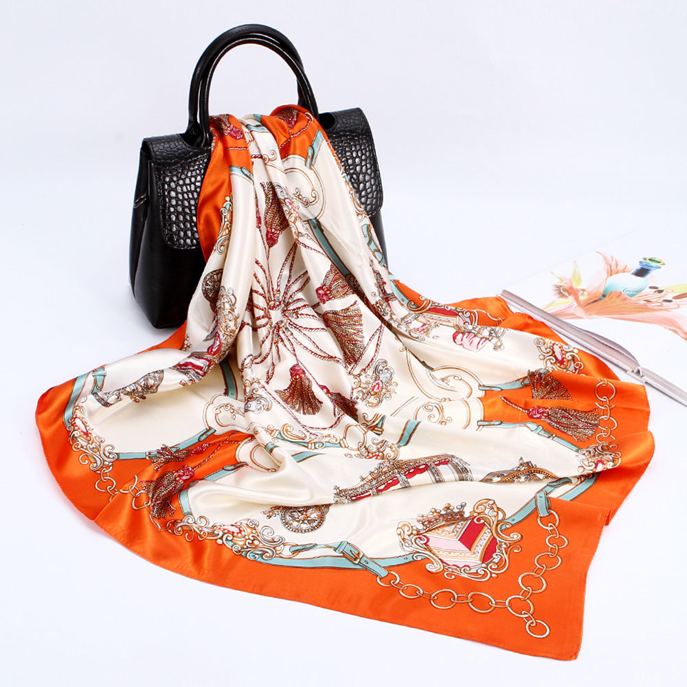 Damen Schal mit Barockmuster