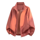 Herren Oversize-Leichtblouson mit Stehkragen und elastischem Saum