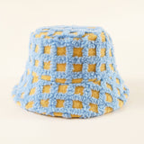Damen Bucket-Hut mit Karomuster