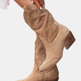 Piper | Perforierte Stiefeletten