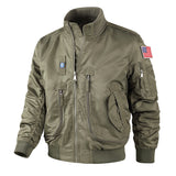 Herren Bomberjacke im Pilotendesign mit Multifunktionstaschen