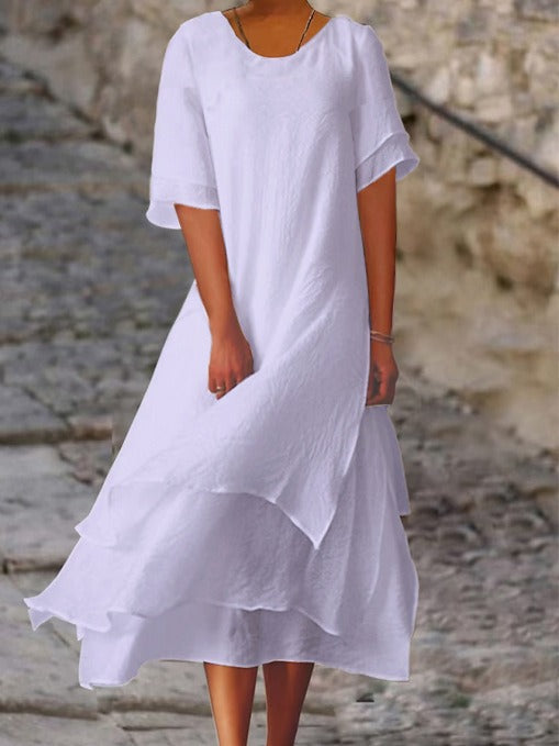 Hermine - Elegantes Schichtenkleid