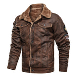 Herren Jeansjacke mit Teddyfutter und Druckknopfleiste