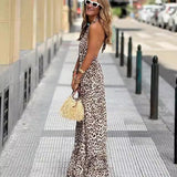 Amalia™ - Maxikleid Mit Leopardenmuster