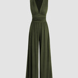 Charity™ - Schicker ärmelloser Jumpsuit mit weitem Bein