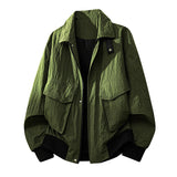 Herren Field-Bomberjacke mit Pattentaschen und Rippbündchen