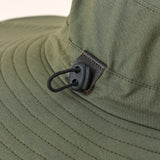 Damen Sonnenhut mit UV-Schutz, breiter Krempe und verstellbarem Kinnband