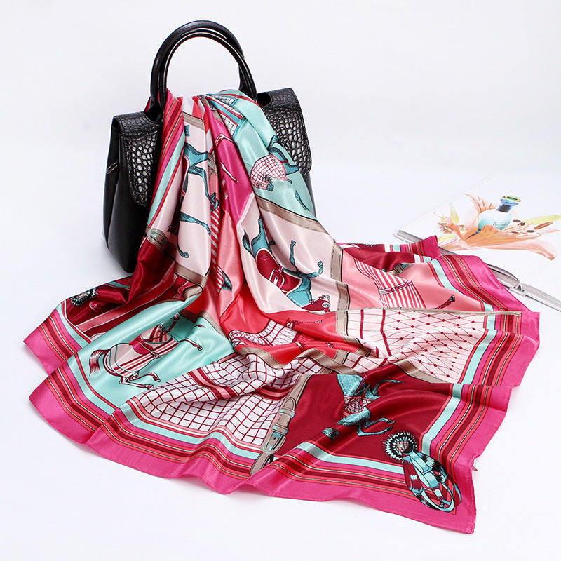 Damen Schal mit Barockmuster