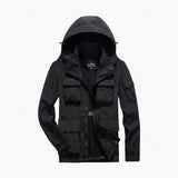Herren Utility-Fieldjacke mit Klapp- und Reißverschlusstaschen