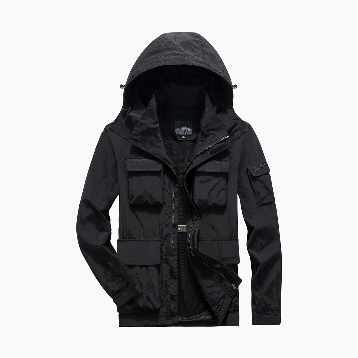 Herren Utility-Fieldjacke mit Klapp- und Reißverschlusstaschen