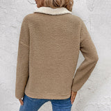 Damen Langarm-Pullover mit Taschen