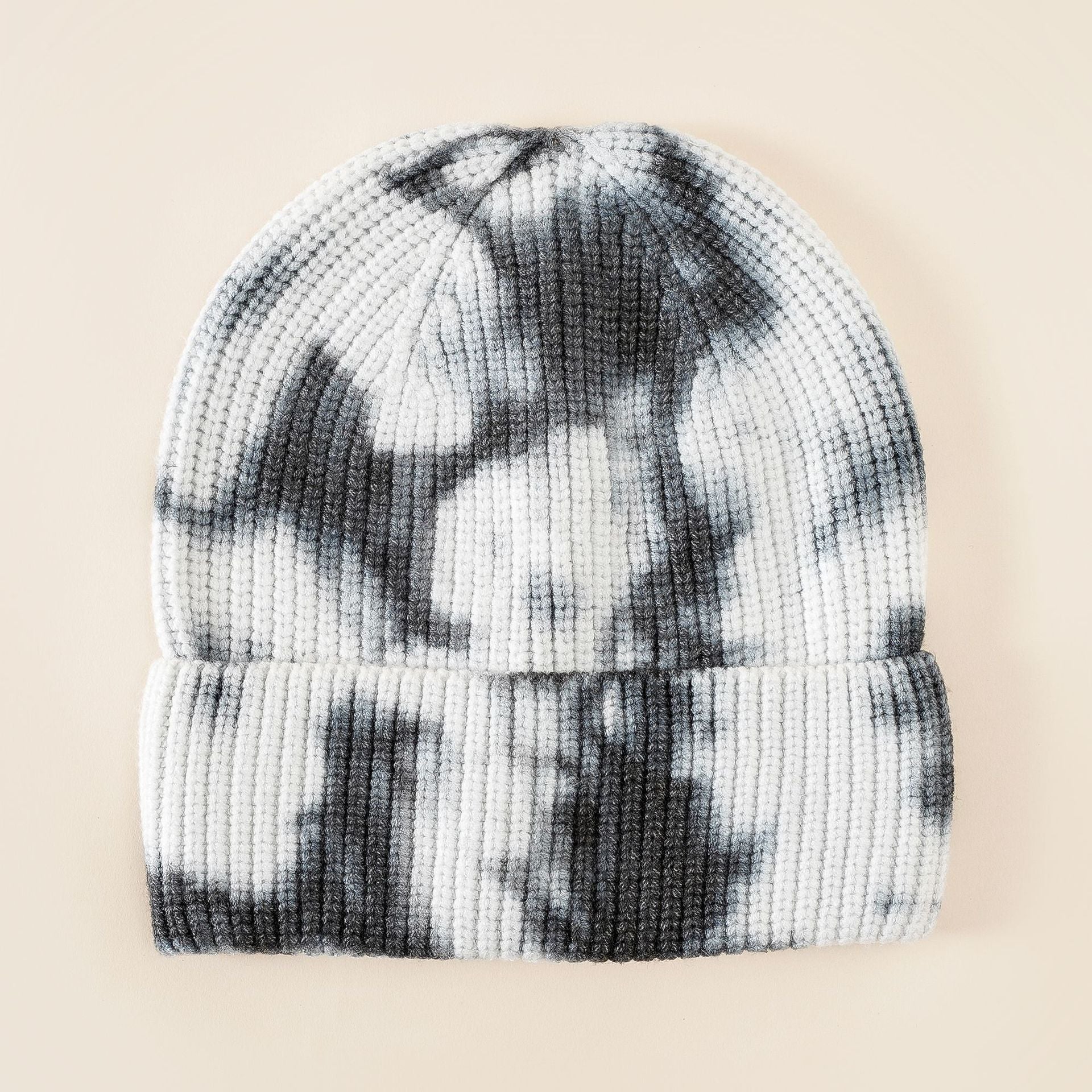 Damen Beanie-Mütze mit Batikdesign
