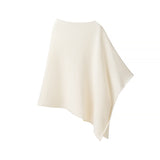 Damen Schalponcho mit elastischer Einfassung