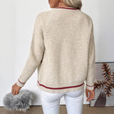 Damen Langarm Zip-Up Bomber Cardigan mit Taschen