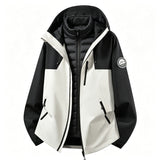 Damen kombinierbare Softshell Outdoorjacke mit abnehmbarer Innenjacke