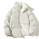 Damen gesteppte Thermo-Bomberjacke mit Teddyfutter und hohem Stehkragen