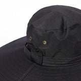 Damen Sonnenhut mit breiter Krempe und verstellbarem Kinnband