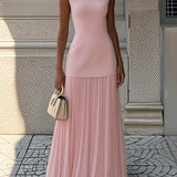 Celeste | Plissiertes Maxikleid