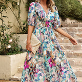 Flore - Elegantes Kleid mit Blumenmuster