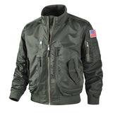 Herren Bomberjacke im Pilotendesign mit Multifunktionstaschen