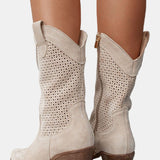 Piper | Perforierte Stiefeletten