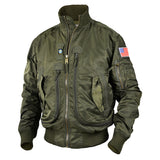Herren Bomberjacke im Fliegerstil mit Thermofutter und Utility-Taschen