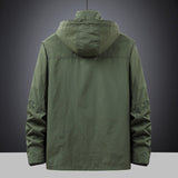 Herren Fieldjacke mit Kapuze und Multifunktionstaschen