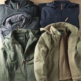 Herren wasserabweisende Allwetter-Trekkingjacke mit Kapuze