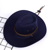 Damen Cowboyhut mit Kordelzug für Outdoor-Aktivitäten