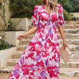 Flore - Elegantes Kleid mit Blumenmuster