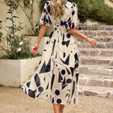 Flore - Elegantes Kleid mit Blumenmuster