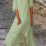 Hermine - Elegantes Schichtenkleid