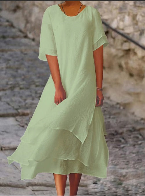Hermine - Elegantes Schichtenkleid