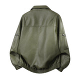 Herren Oversize-Blouson mit elastischem Saum und verdecktem Reißverschluss