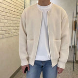 Seth - Fijngebreide herensweater met rits