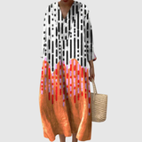 Lily | Geometrisches Tunika-Kleid