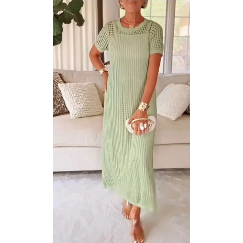 Bethany™ Cut-Out Maxi-Kleid mit kostenlosem Unterkleid