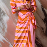 Christiana | Wickelkleid mit Druck