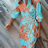 Amalia™ – Zeitloses bedrucktes Wickelkleid