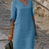 Josette™ - Elegantes Kleid mit V-Ausschnitt