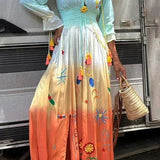 Demeter | Maxikleid in Dusk Bloom