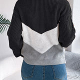 Chloe - Der Chevron-Strickpullover