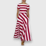 Lorie™ – Elegantes Gestreiftes Kleid