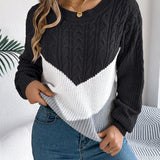 Chloe - Der Chevron-Strickpullover