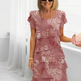 Deborah | Elegantes Komfort Volantkleid