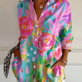 Annika™ - Bunte Bluse mit verspieltem Druck