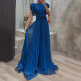 Abigail™ | Elegantes Plissiertes Abendkleid