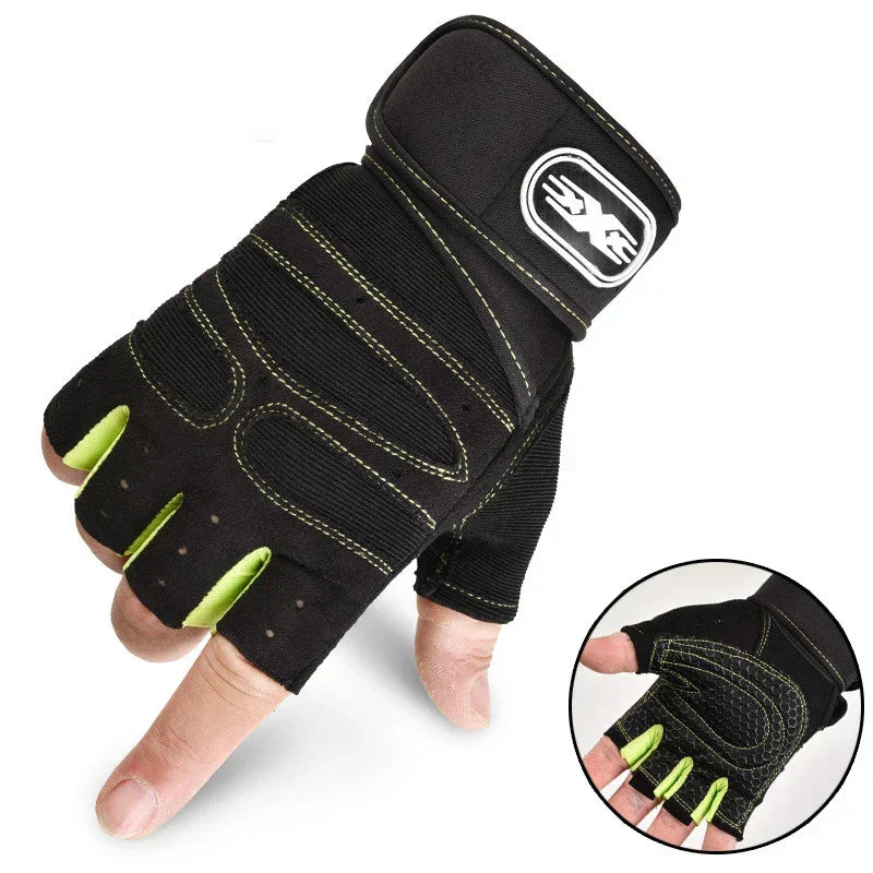 Stoßfeste Fitnesshandschuhe mit Handgelenkstütze