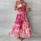 Grace™ - Elegantes Florales Handgemachtes Kleid
